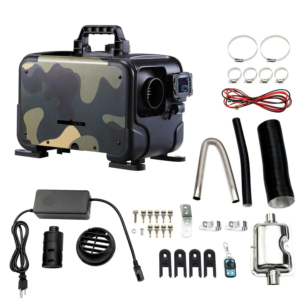 8KW Diesel Air Heater for Car (12V/24V/110V) with Bluetooth App Control