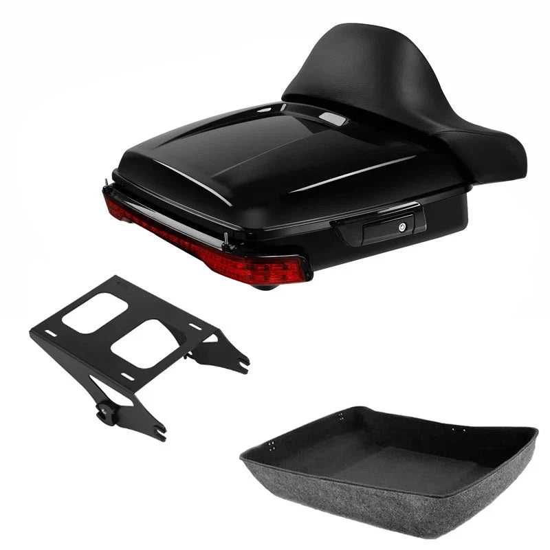 LED Backrest Mount Rack for Harley Touring (2014–2026)