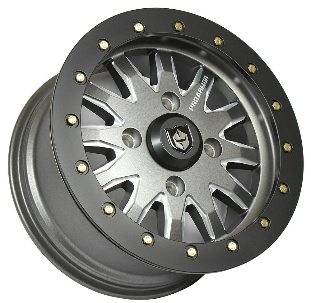 Pro Armor Halo Milled Beadlock UTV Wheel Rim 15x7 38mm 4/136 4/137 for UTV