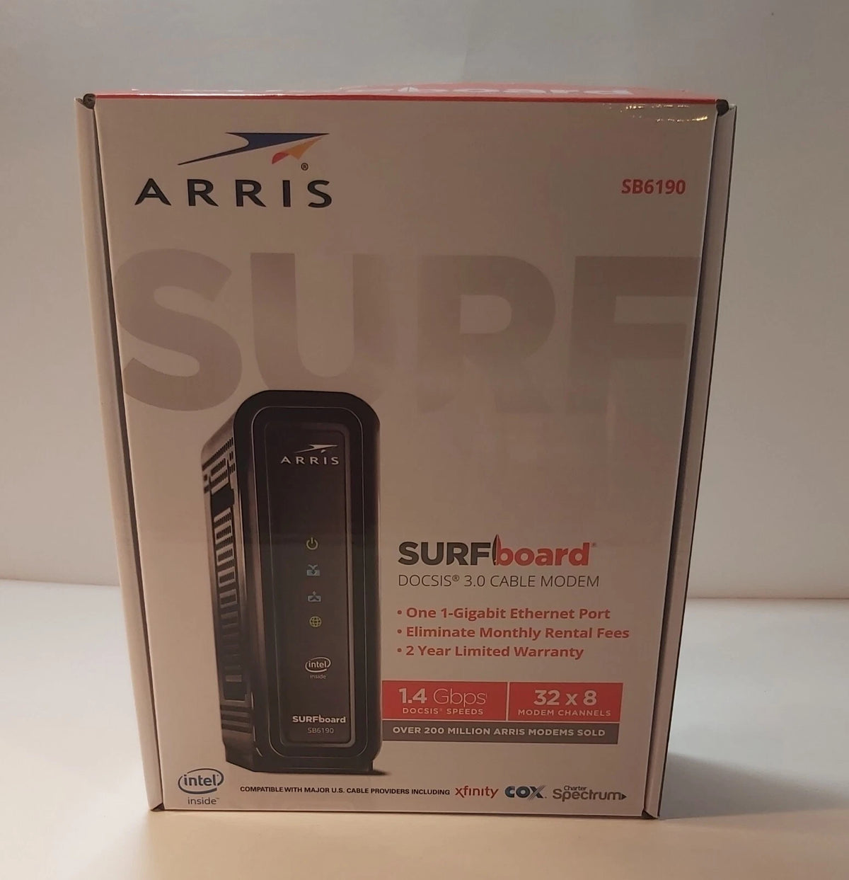 ARRIS SURFboard DOCSIS 3.0 Cable Modem for SB6190 (2016–Present)