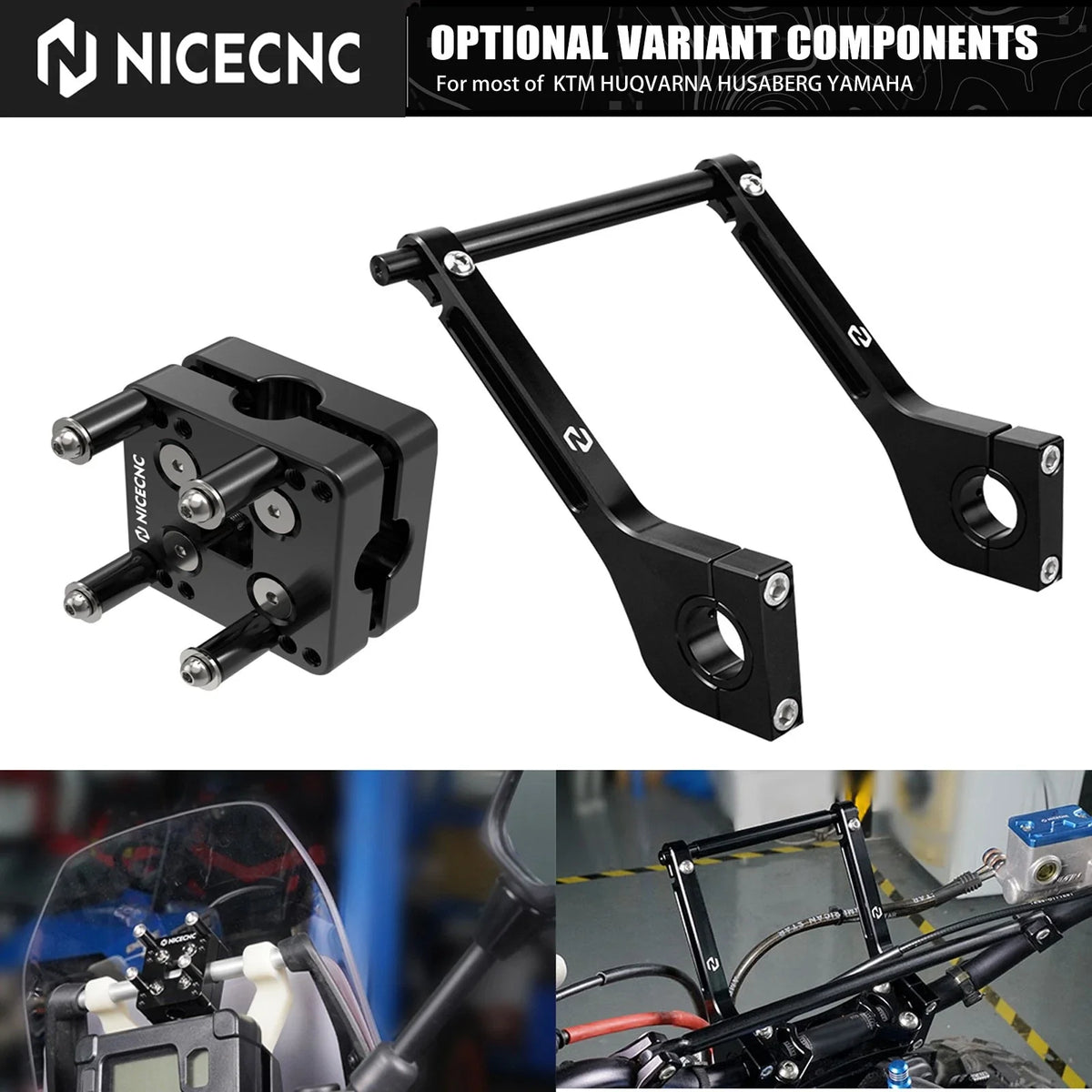 GPS Navigation Roadbook Holder Bracket for Husqvarna 701 Enduro/Supermoto (2016–2023)