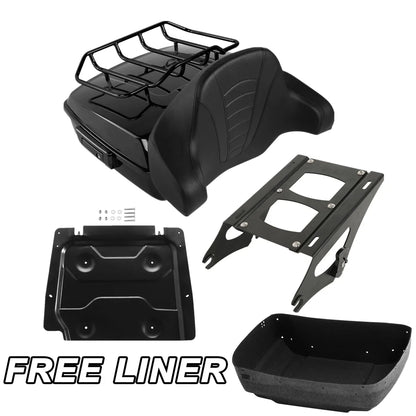 Chopped Trunk Pad Rack Plate for Harley Touring Electra Glide Road King (2014–Present)