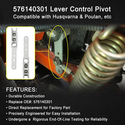 2X Lever Control Pivot for Husqvarna Poulan Lawn Tractor (576140301)
