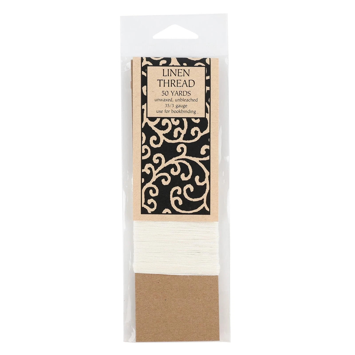 Linen Thread for Archival Quality Books by Hand (50 Yards, White)