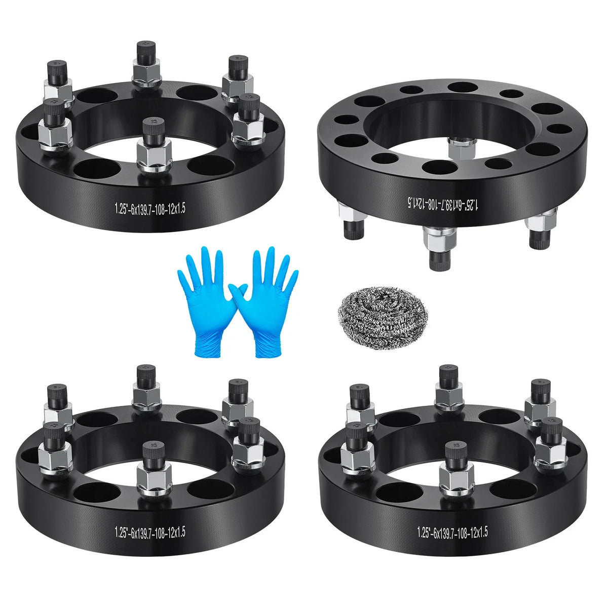 Wheel Spacer Set for Isuzu Trooper (1984–2002) M12x1.5 6x5.5 1.25"