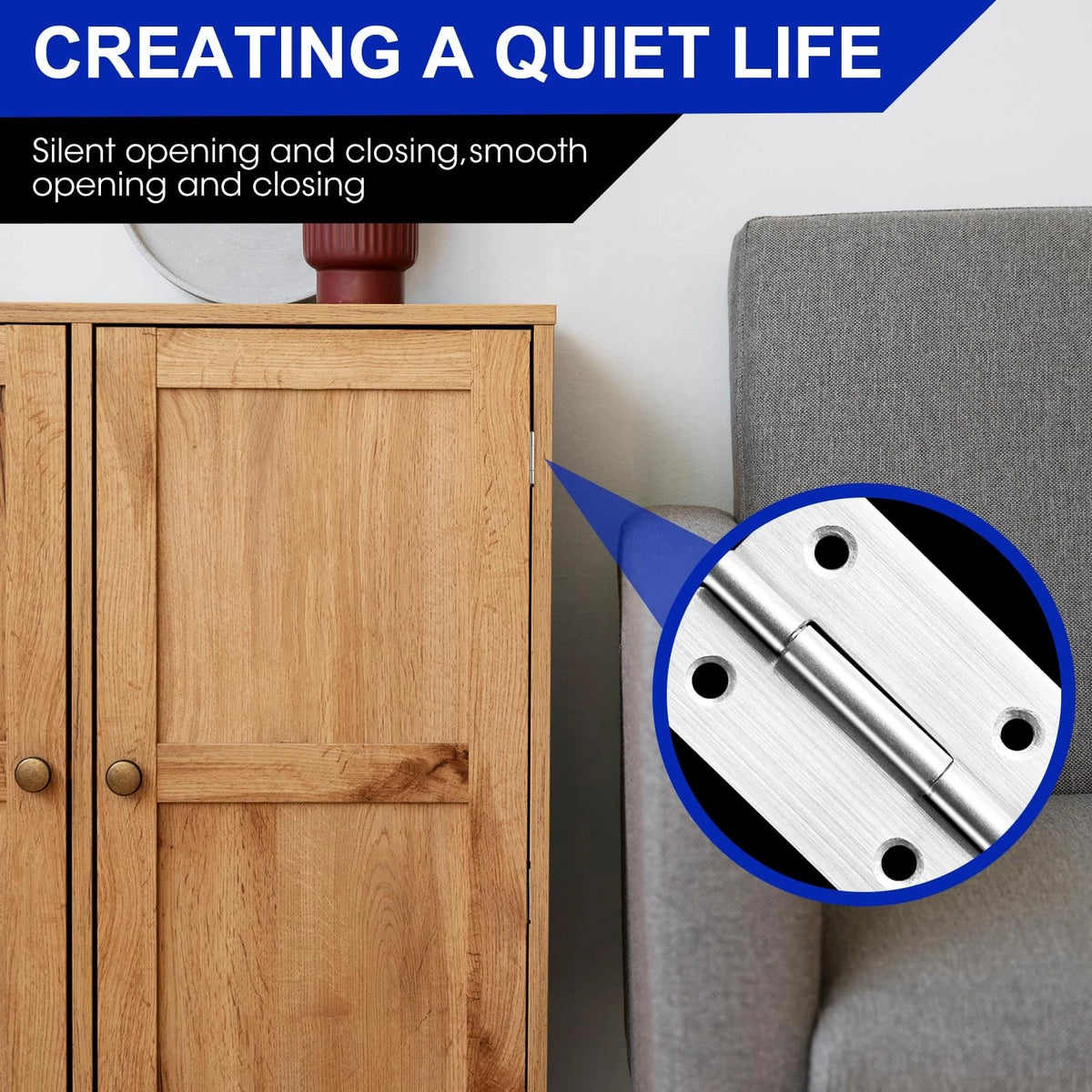 20 PCS Door Hinge for Cabinet (2 inches)