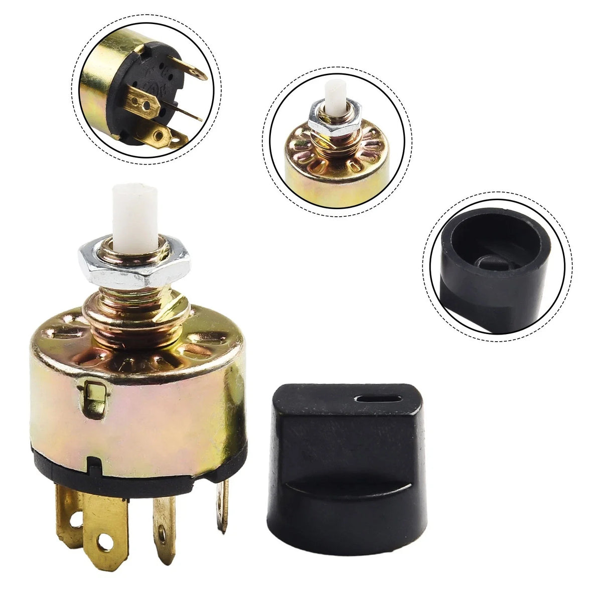 Air Conditioner Blower Switch for Car (12V & 24V, 3-Speed)