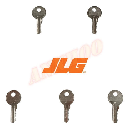 5 Ignition Keys for JLG Lifts (7010698, Ronis 455)