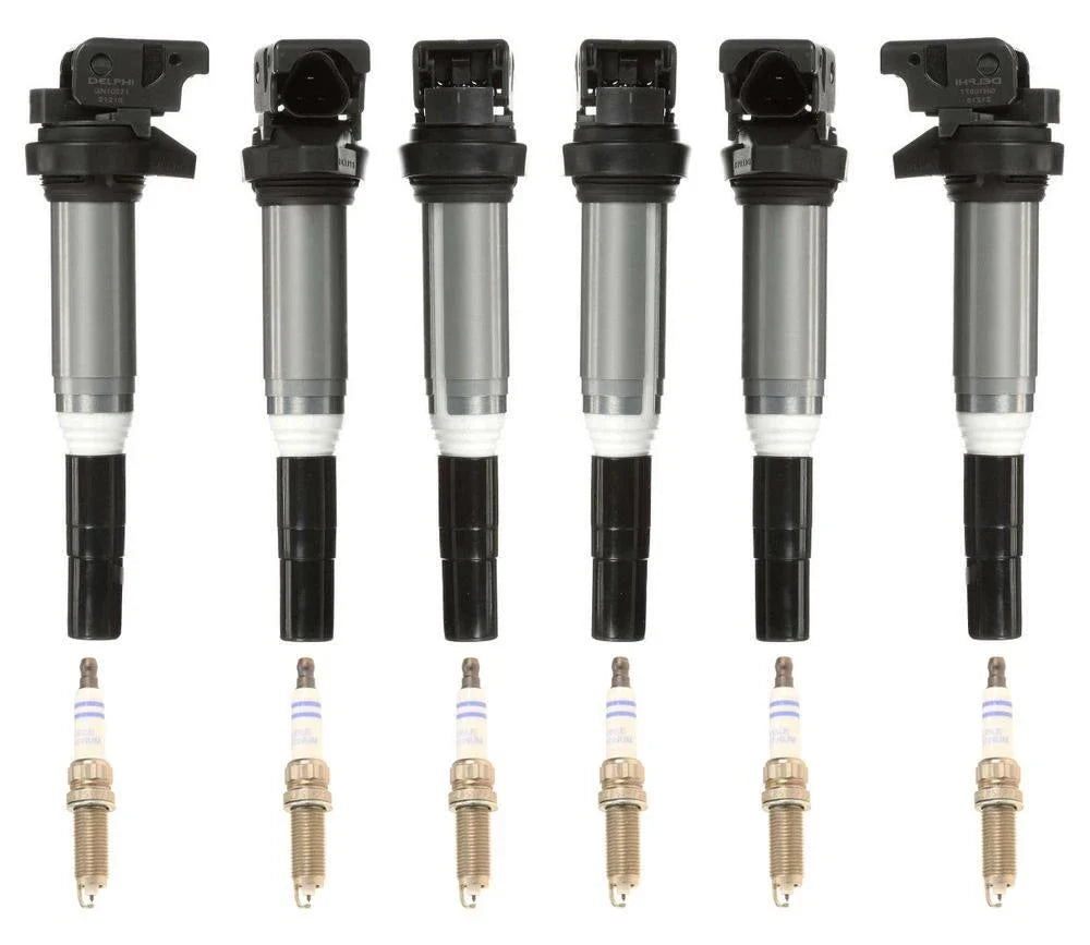 Set of 6 Ignition Coils & Spark Plugs for BMW F87 F80 F82 (2012–2020)
