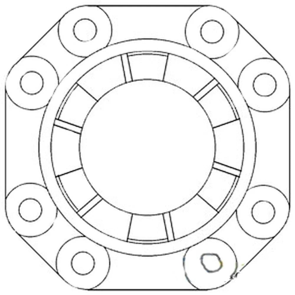 Coupling 898712M2 for Massey Ferguson 4500, 50, 50A, 50C, 50D, 50E, 50H, 60, 60H, 60HT