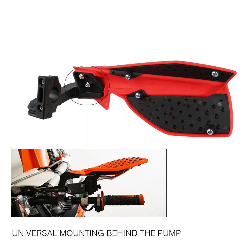 Motorcycle ABS Racing Hand Guards for Universal 7/8" Handlebars (MX Dirt Bike)