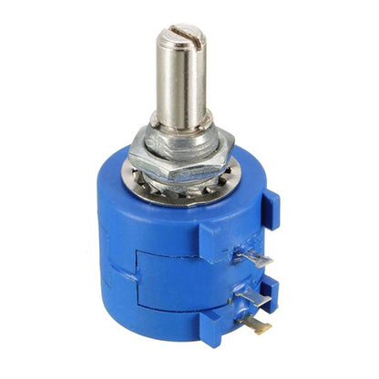 5X 10K Ohm Rotary Potentiometer Wirewound Precision 10 Turn for Automotive