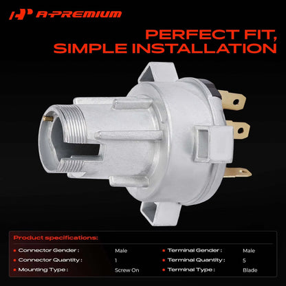 Ignition Starter Switch for Chevy Malibu Impala Camaro Corvette Buick (1116672, 1116674, 1116685, 1116687, 1116700, 1116710, 1S6146)