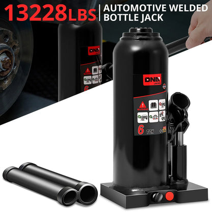 17'' Hydraulic Bottle Jack for Automotive Repair (6 Tons)