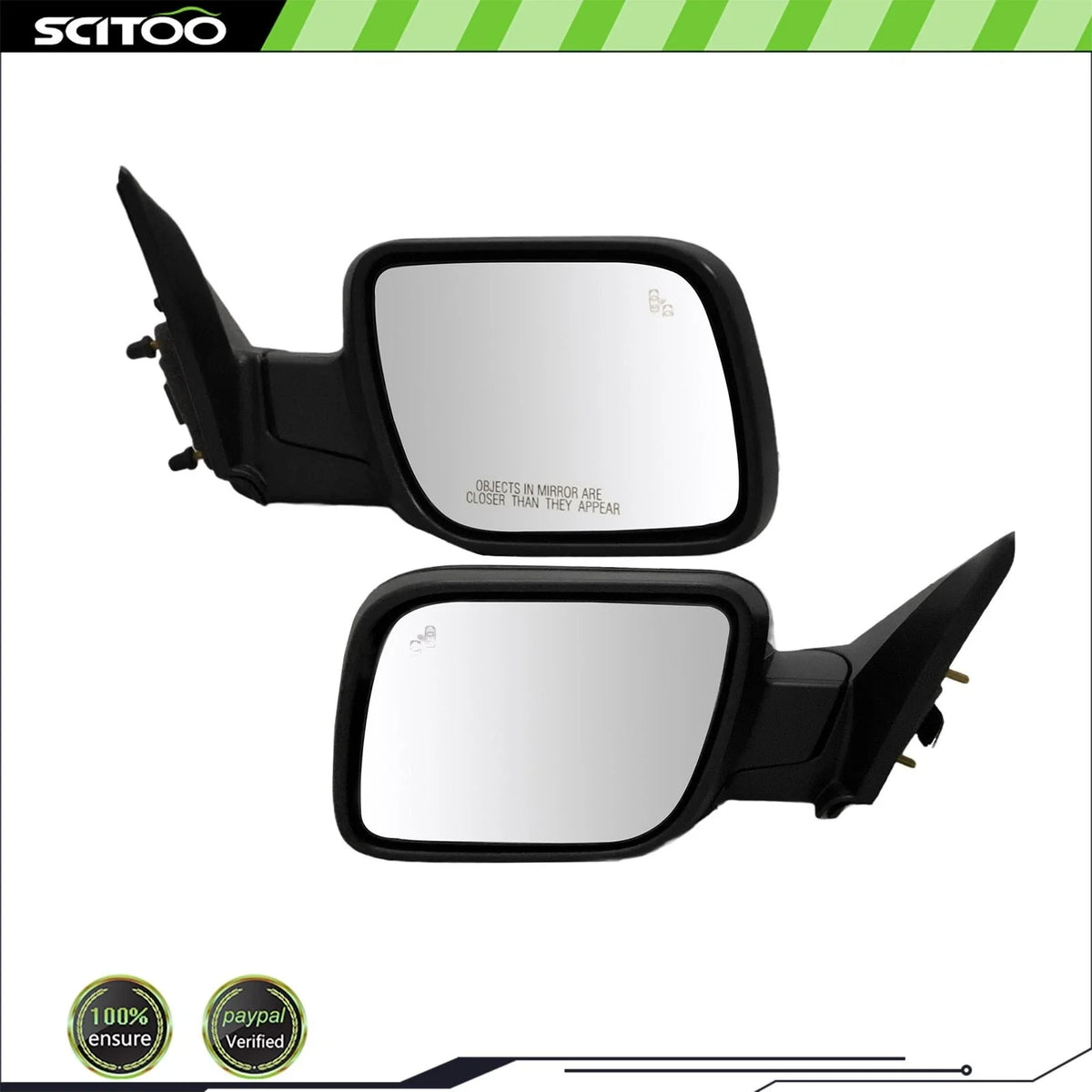 Door Mirror Set for Ford Explorer (2016–2019) - Power Heated, Puddle, Turn Lamp