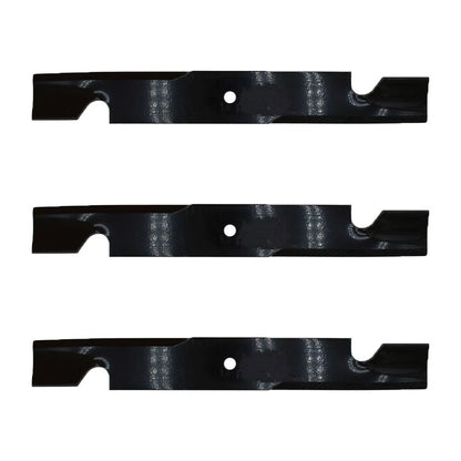 Set of 3 Blades for Bush Hog M2254 M2354 M2554 M2255 M2555 Zero-Turn Mower