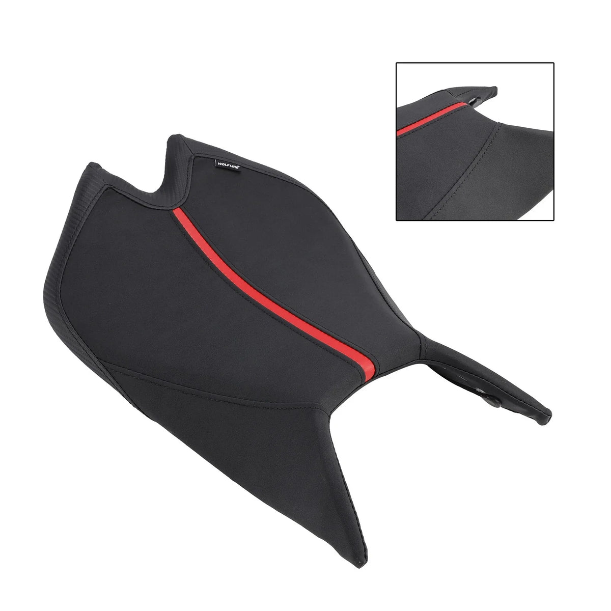 Front Driver Raider Seat Pillion Saddle Red for Aprilia RSV4 1100 (2021–2024)