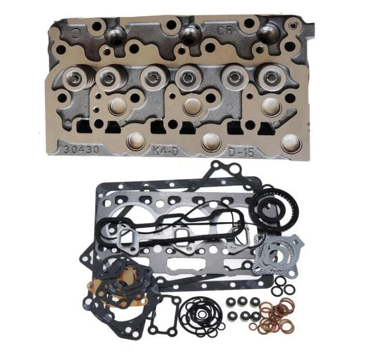 Complete Cylinder Head with Full Gasket for Kubota L2500DT & L2500F (1990–1999)