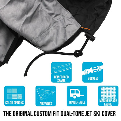 Custom Fit Waterproof PWC Jet Ski Cover for Yamaha WaveRunner FX Cruiser LTD (2008–2023)
