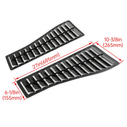 Vented Heat Extractor Hood Louvers Scoop for Camaro Z28 IROC-Z (1985–1990)