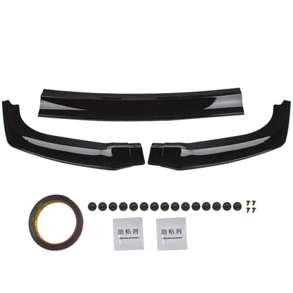 Front Bumper Lip for Honda Civic Si FK7 (2017–2021) - 10th Gen Civic Si Underbody Spoiler, 3 pc Style Front Sporty Lip Splitter