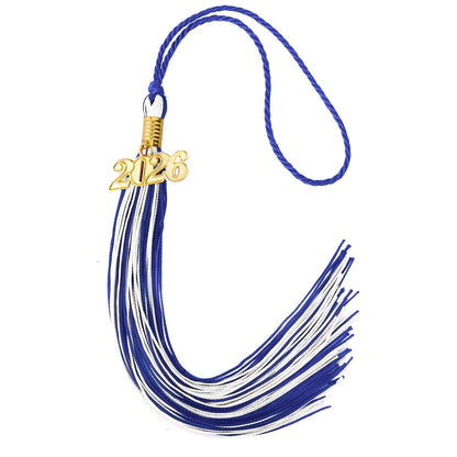 Tassels for Graduation Cap Blue and White (2026)
