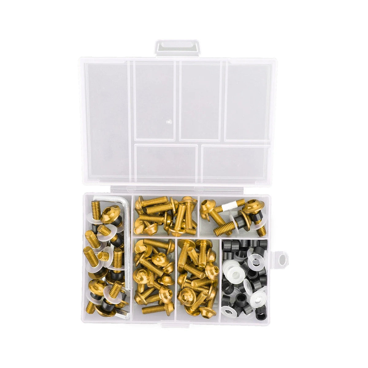 158pcs Fairing Bolt Kit for Motorcycle Sportbike (Universal) - Gold