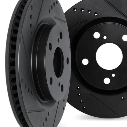 Rotor Set for Chevy Malibu (2004–2012) | Drilled and Slotted | ALX-PAU-DF-8004-53001-CLA1