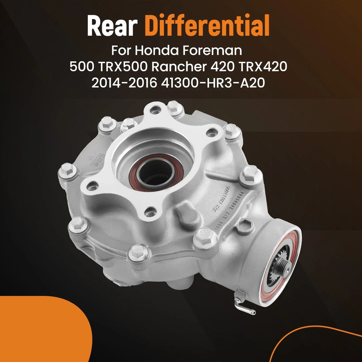 Rear Final Drive Differential for Honda TRX420 TRX500 (2014–2016) 41300-HR3-A20