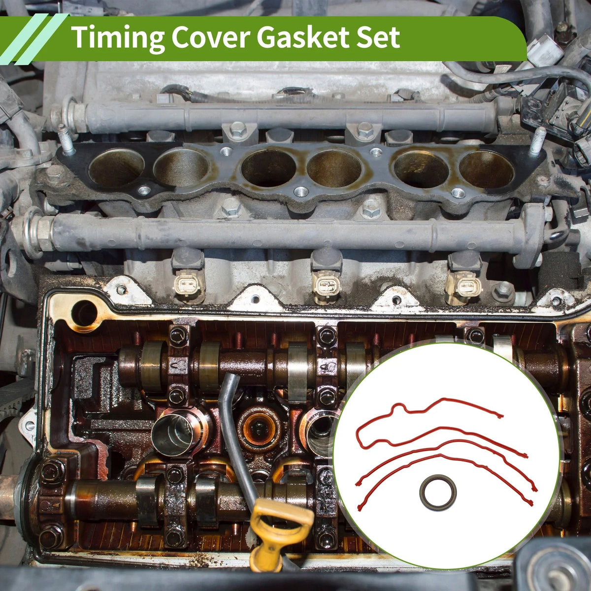 Timing Cover Gasket Set for Ford Expedition 5.4L (2005–2012)