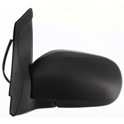 Power Mirror for Mazda MPV (2002–2006) Left Textured Black Manual Folding
