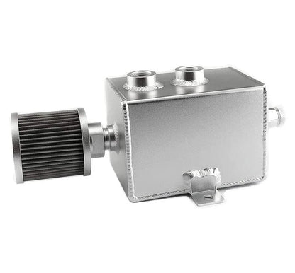 2L Oil Catch Can Tank 2 Port AN10 with Breather Filter and Drain Tap