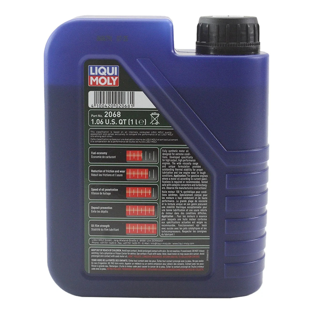 Liqui Moly 2068 Engine Motor Oil 10W-60 for (1 L)