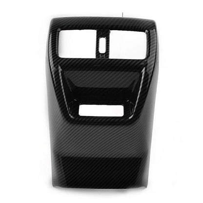 Rear Air Outlet Vent Anti-Kick Panel for Honda Civic (2022–2023) Carbon Fiber