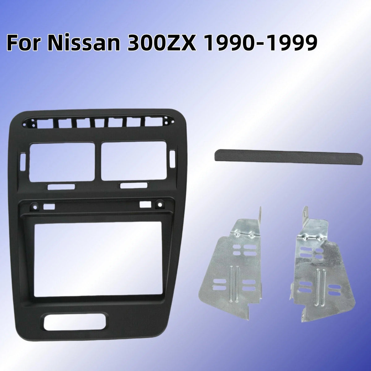 Double Din Stereo Dash Kit Bezel for Nissan 300ZX (1990–1999)