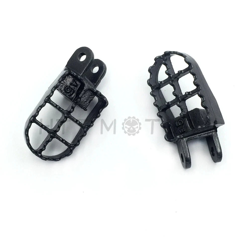 Gunmetal Grey MX Foot Pegs for Honda CR80R (1996–2002), XR250R (1996–2004), XR650R (2000–2007)