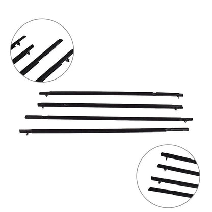 Set of 4 Window Moulding Trim Weather Strips for Honda Civic (2006–2011)