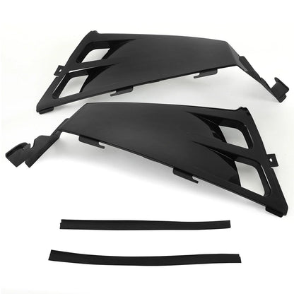 Gas Tank Side Covers for Yamaha Banshee 350 (1987–2006) Black Plastic Wrap