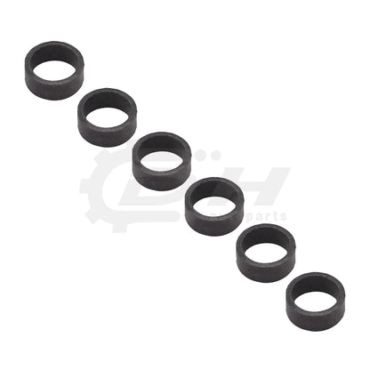 6X Fuel Injector Gasket Ring Kit for BMW 335i 340i 528i (2007–2019) 13537591006
