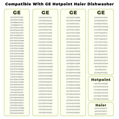 Dishwasher Rack Carrier and Roller Kit for GE Dishwasher (WD28X27241, WD12X28078)