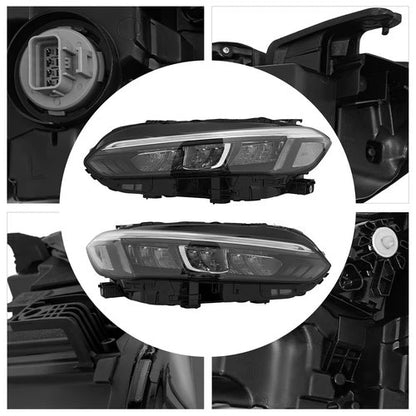 Halogen LED Headlights Pair for Honda Civic (2022–2024) 33100-T20-A52, 33150-T20-A52, HO2503205, HO2502205