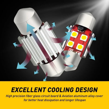 31mm Dome LED Bulbs for Car (3020-SMD) Interior Light Festoon Lamp