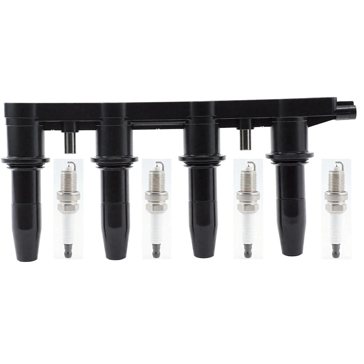 Ignition Coil and Spark Plug Kit for Chevy Aveo/Aveo5/Pontiac G3 (2009–2011) - 18085000, UF620, 25186687, 55561655, 96476983, NGK7100