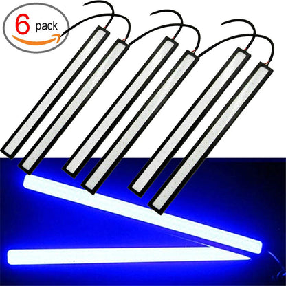 6X 12V LED Blue Strip Lights for Car Van Boat Home (2020)