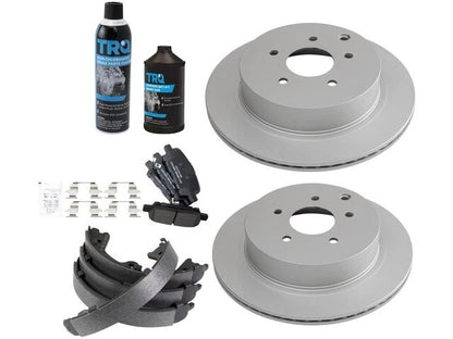 Set of 4 Brake Pads for Infiniti Q70L (2015–2017) 73845NPCM