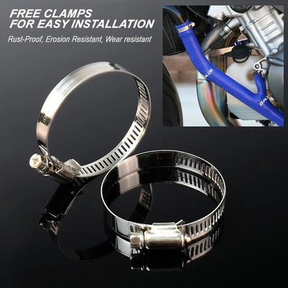 Silicone Radiator Coolant Hose Kit for Honda CR500 CR500R (1995–2001)