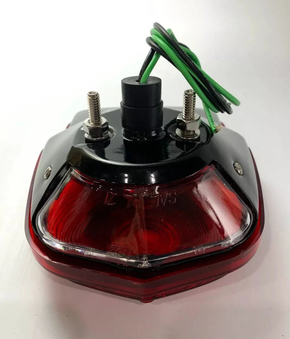 Driver Side Black Tail Light Assembly for 1953-1956 Ford Pickup Truck