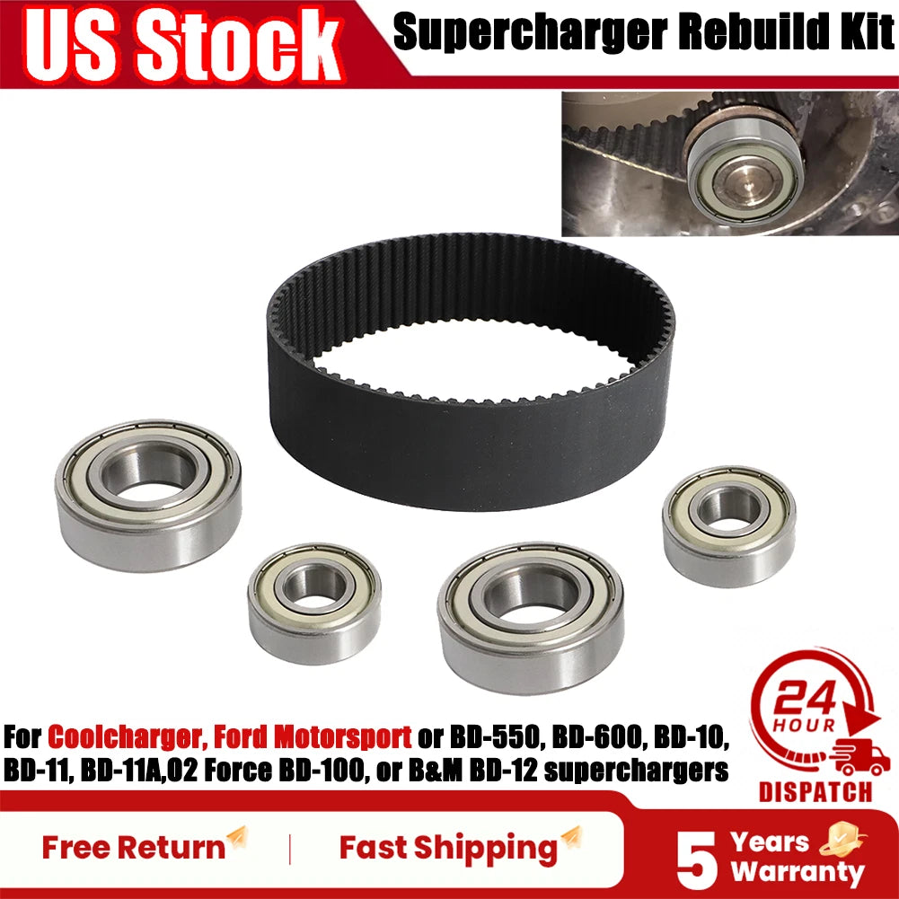 Supercharger Rebuild Kit for BD11A (Standard 35mm GT Belt)