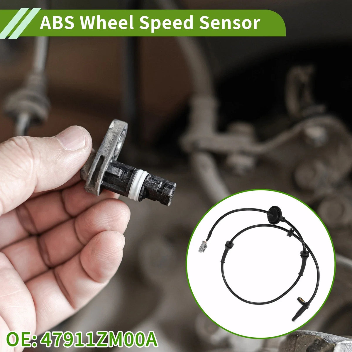 ABS Wheel Speed Sensor No. 47911ZM00A for Nissan Quest (1993–2002)
