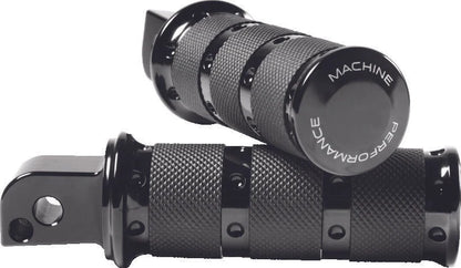 Performance Machine Footpegs for XLS Passenger (Black Ano)